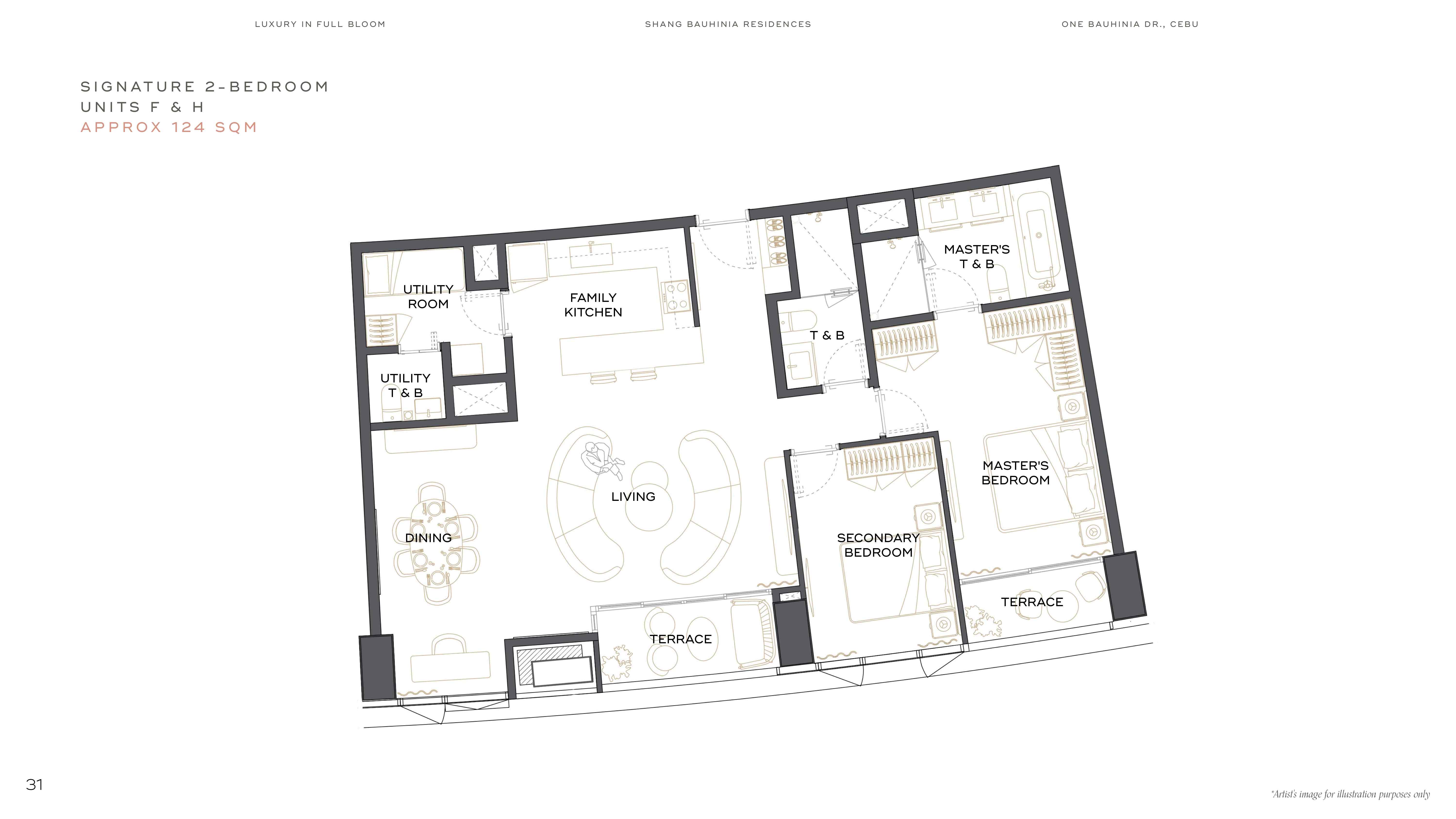 SBR Signature - 2Bedroom 124 sqm